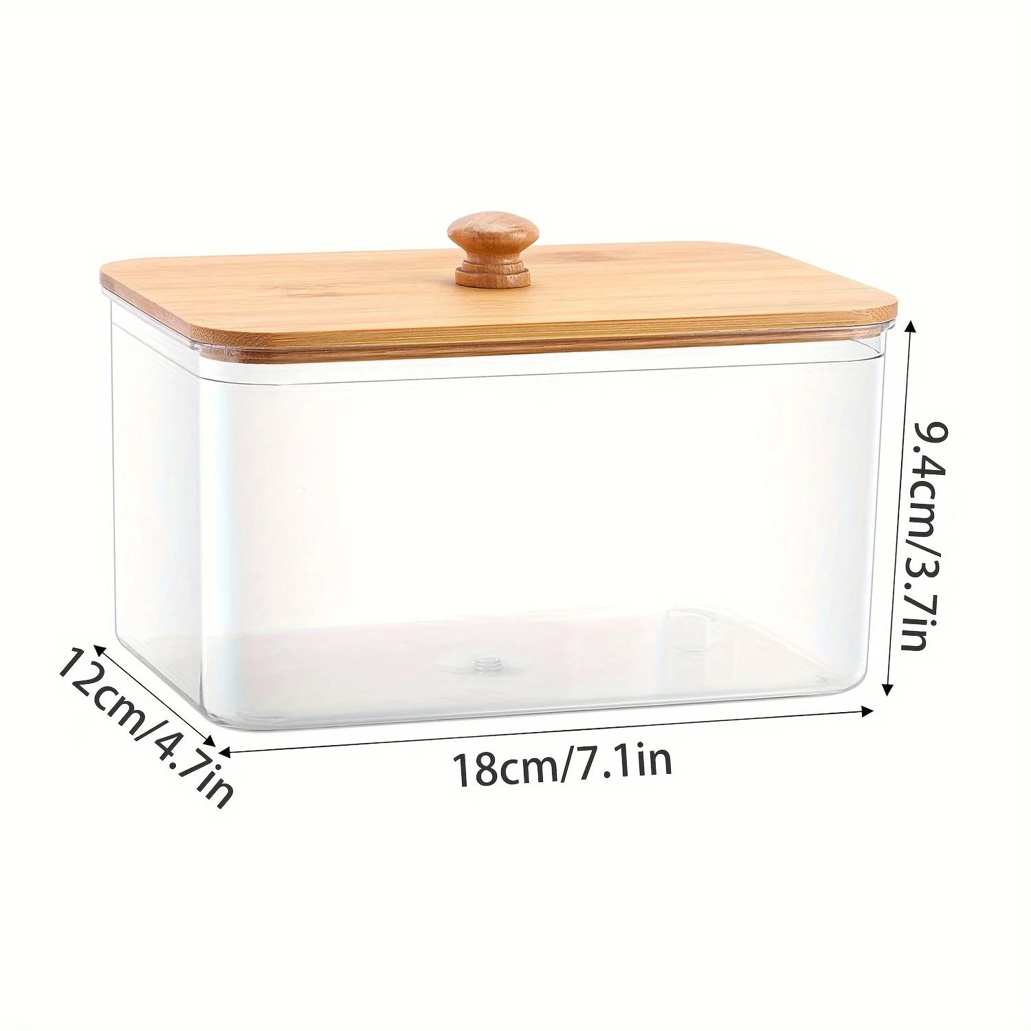 Acrylic Dryer Sheet Holder Container for Laundry Room Dryer Sheet Dispenser Laundry Room Organization Jars with Bamboo Lid 6