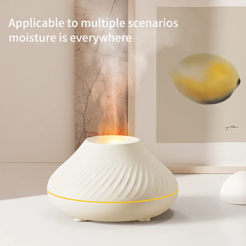 Portable Cool Mist Usb Led room h2o fire flame air humidifier Aroma Essential Oil Diffuser air mini humidifier