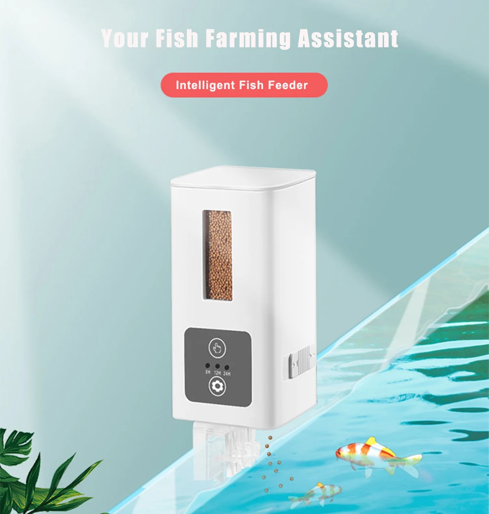 Aquarium Automatic Feeder Fish Tank Goldfish Feeding Intelligent Timing