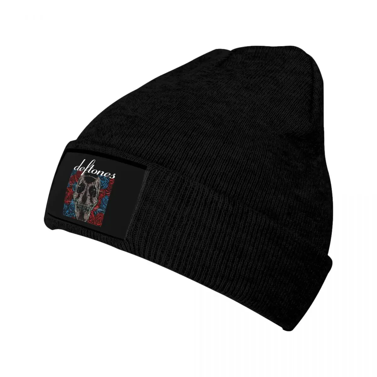 

Horror Deftones Skull Knit Hat Beanies Winter Hats Warm Casual Gothic Cap for Men Women