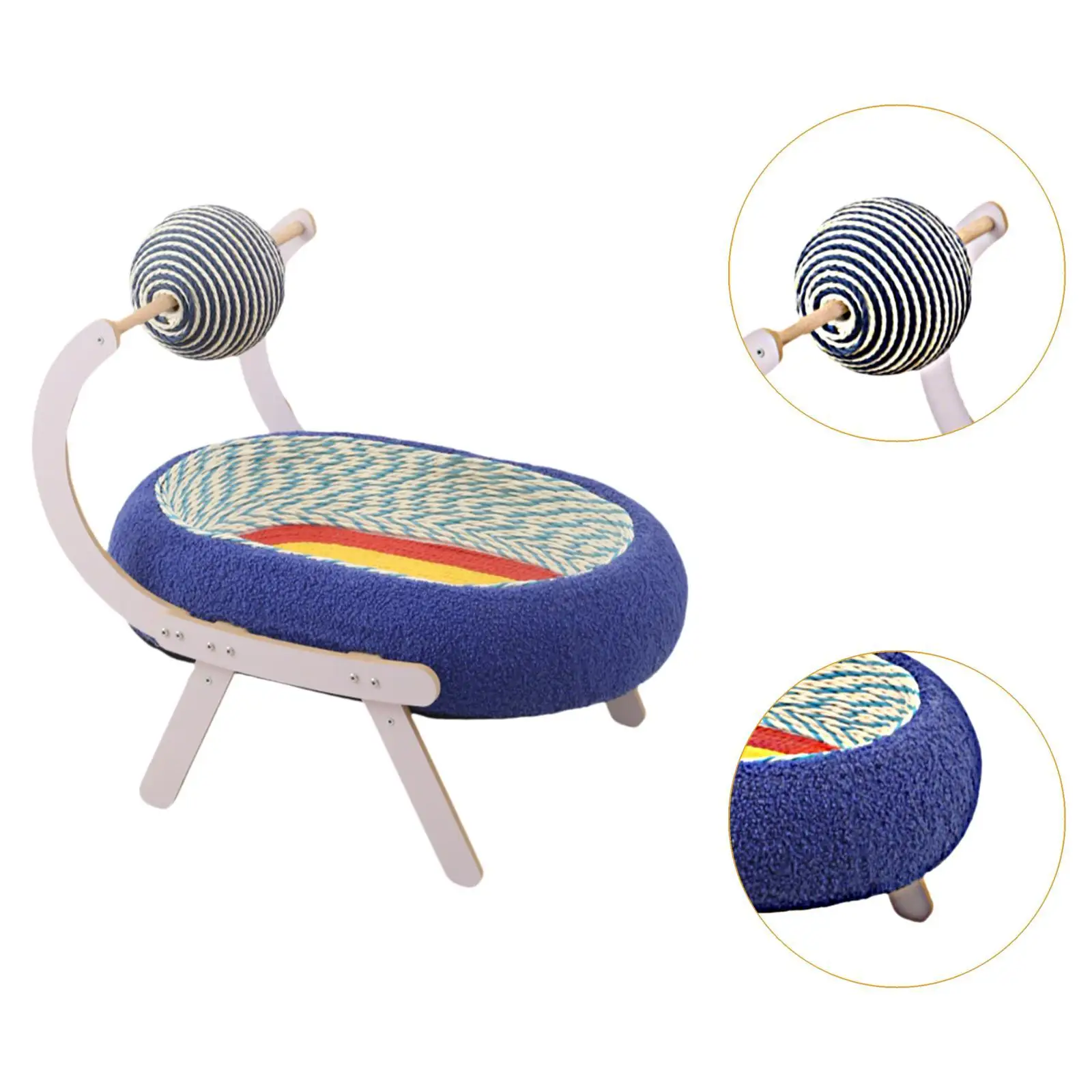 Cat Scratcher Furniture Protector Cat Scratching Board Oval Kittens Scratch Pad for Play Hunting Indoor Cat Kittens Exercise Cat Scratcher Furniture Protector Cat Scratching Board Oval Kittens Scratch Pad for Play Hunting Indoor Cat Kittens Exercise