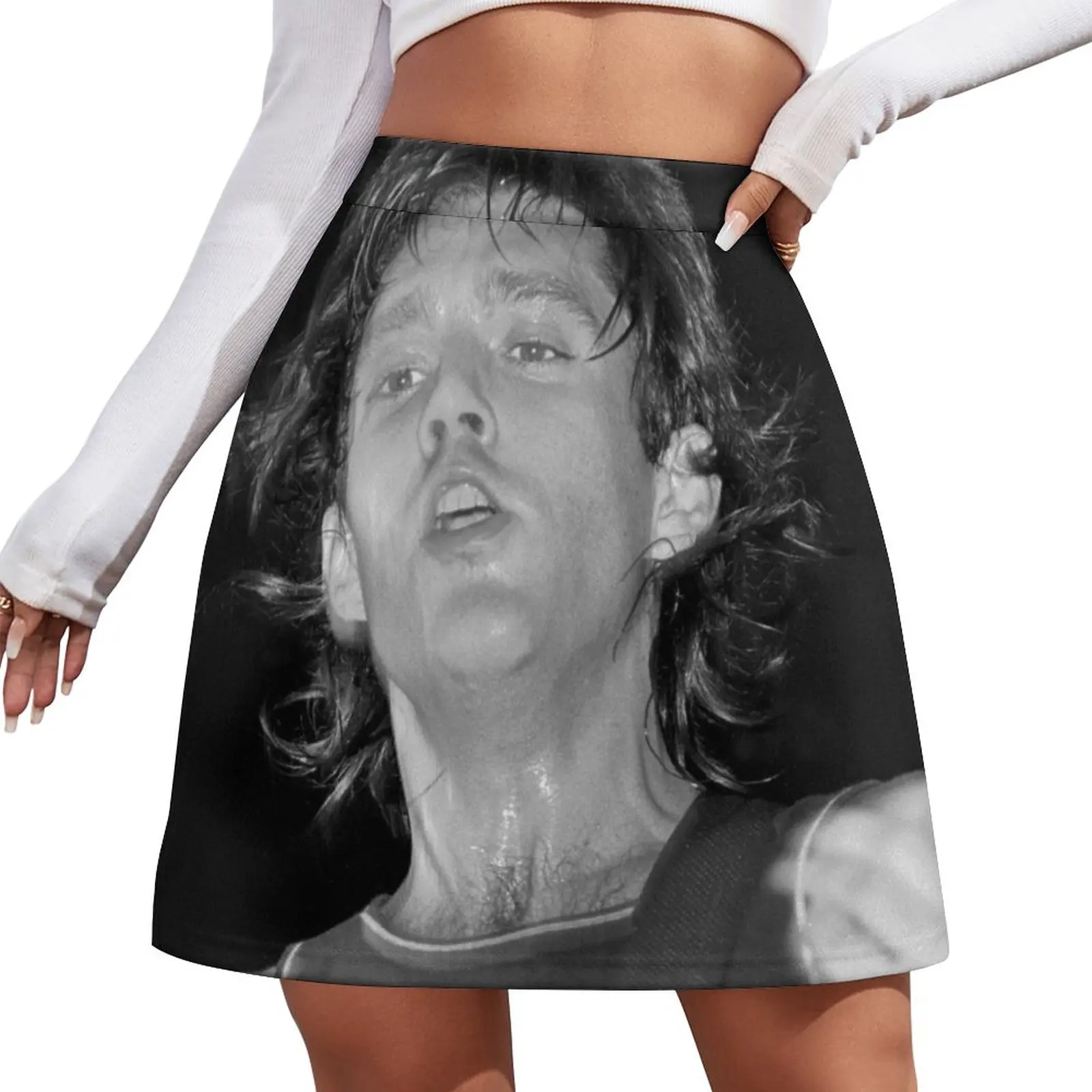 Mike Mesaros - The Smithereens - BW Photograph Mini Skirt Woman clothing skirt sets