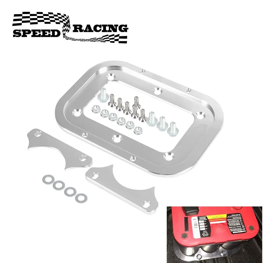 Battery Relocation Holder Tray Billet Aluminum Alloy Hold Mount For Optima Battery Yellow Red Top 34M D34M D34 D34/78 BT-1011