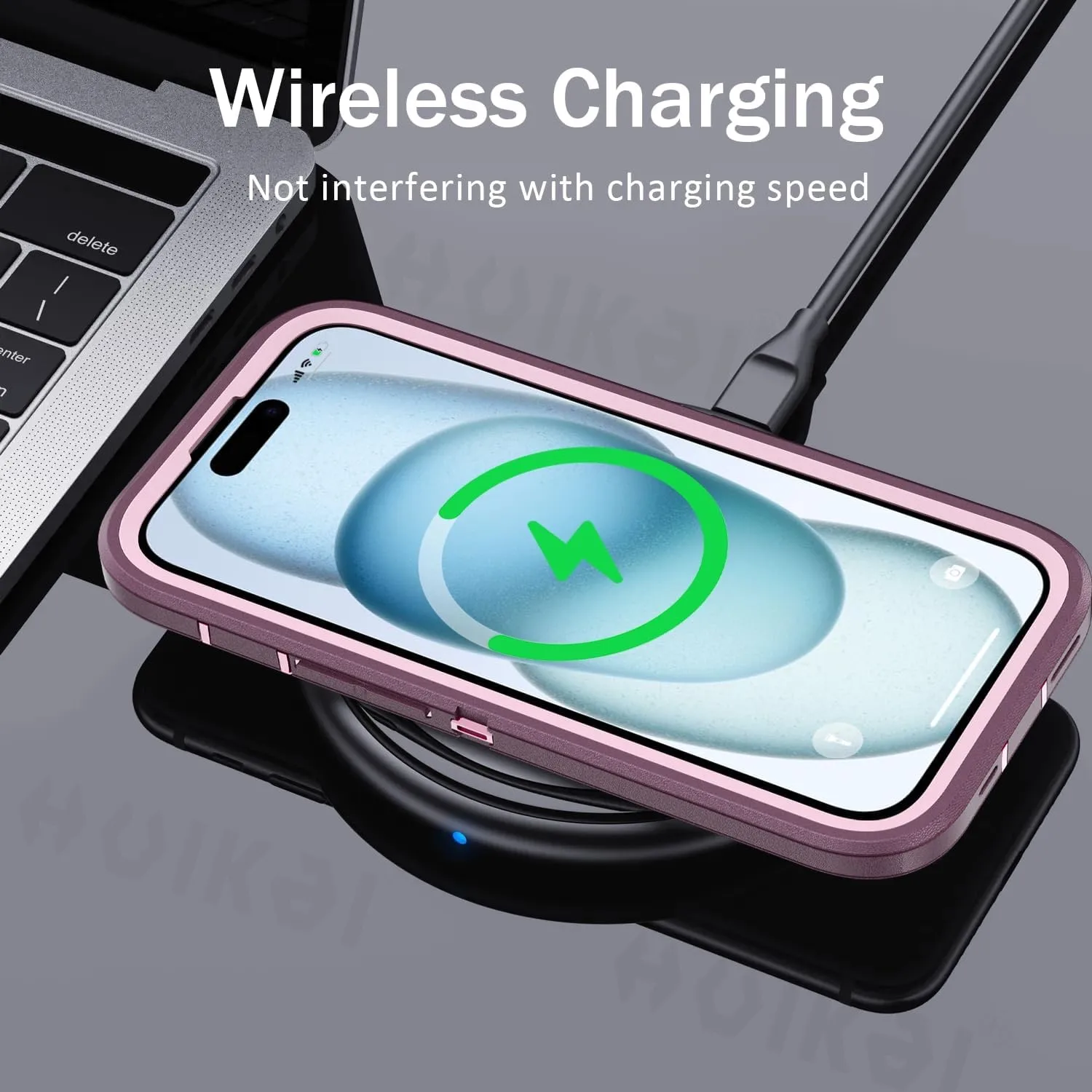 Heavy Duty Shock Absorption Full Body Protective Silicone Rubber Case