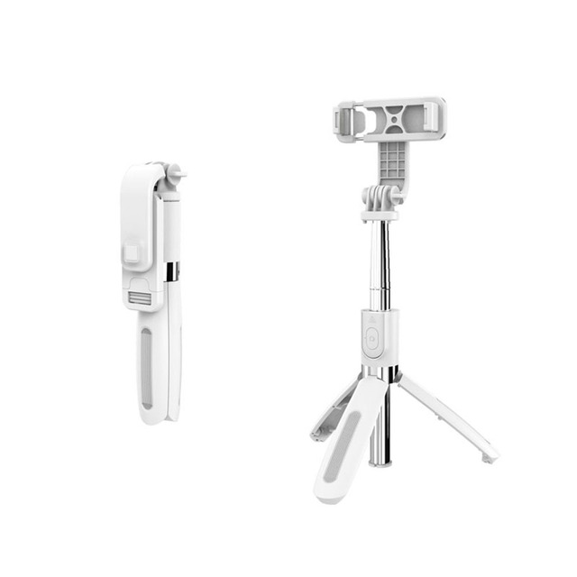 Phone Wireless Bluetooth Selfie Stick Tripod Anti-shake Handheld Balance Stabilizer