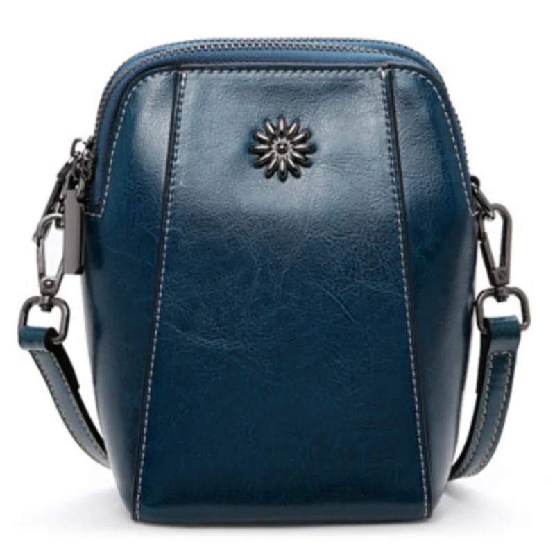 Cowhide Leather Bag Genuine Crossbody Versatile Shoulder Handbags For Women Casual High-Quality Messenger Luxury Fashion Female