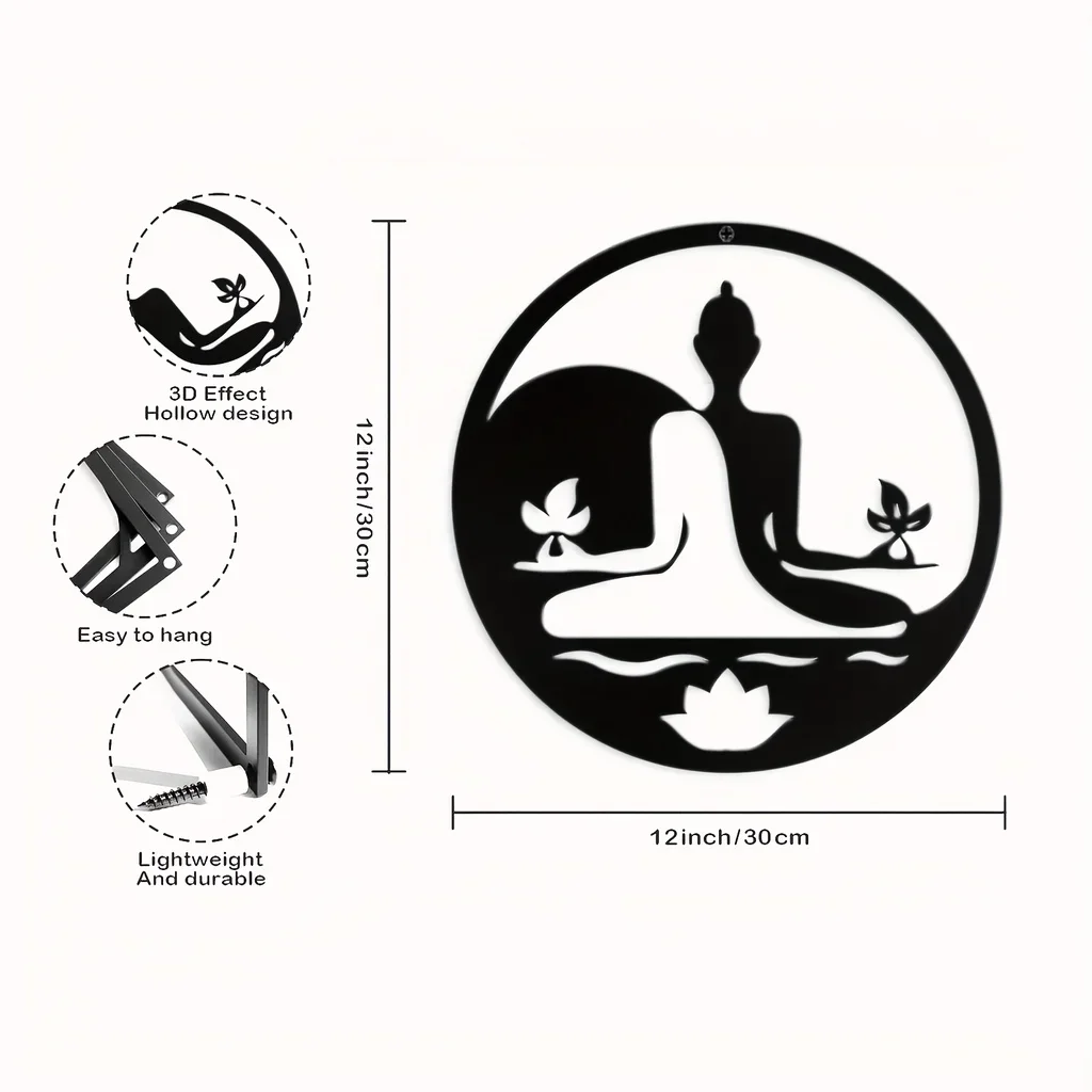 Рисунок 3 - Железный Будда настенное искусство