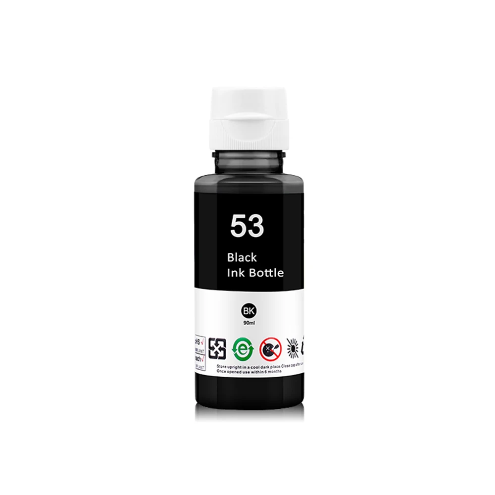 Refill Dye Ink For hp GT51 GT52 GT53 GT5810 GT5820 For HP Smart Tank 450 455 500 510 515 516 519 530 559 570 610 615 651 printer