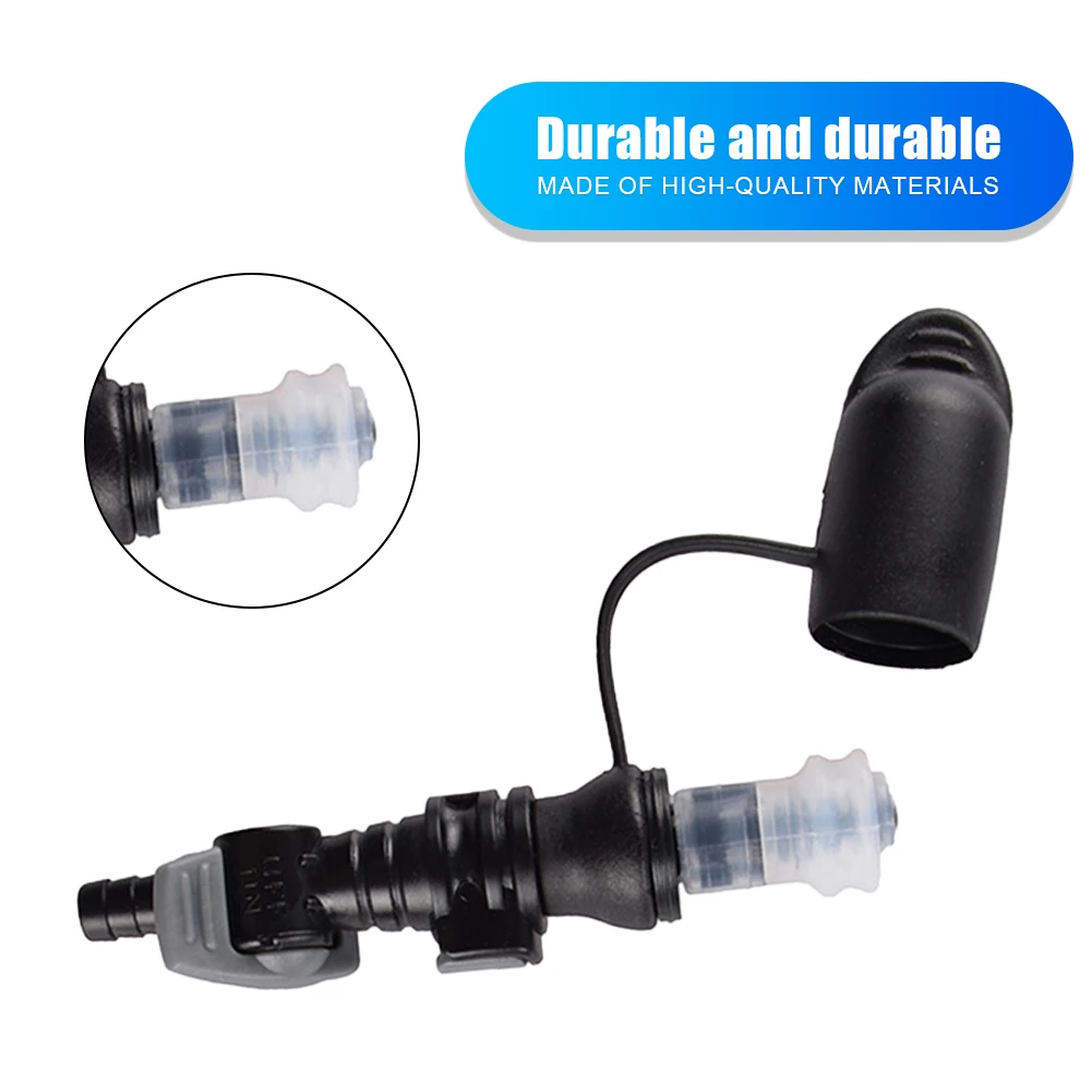 Hydration Drink Pack Replacement Food-Grade Silicone Bite Valve Nozzle  Mouthpiece With On Off Switch Outdoor Sports Water Bladde