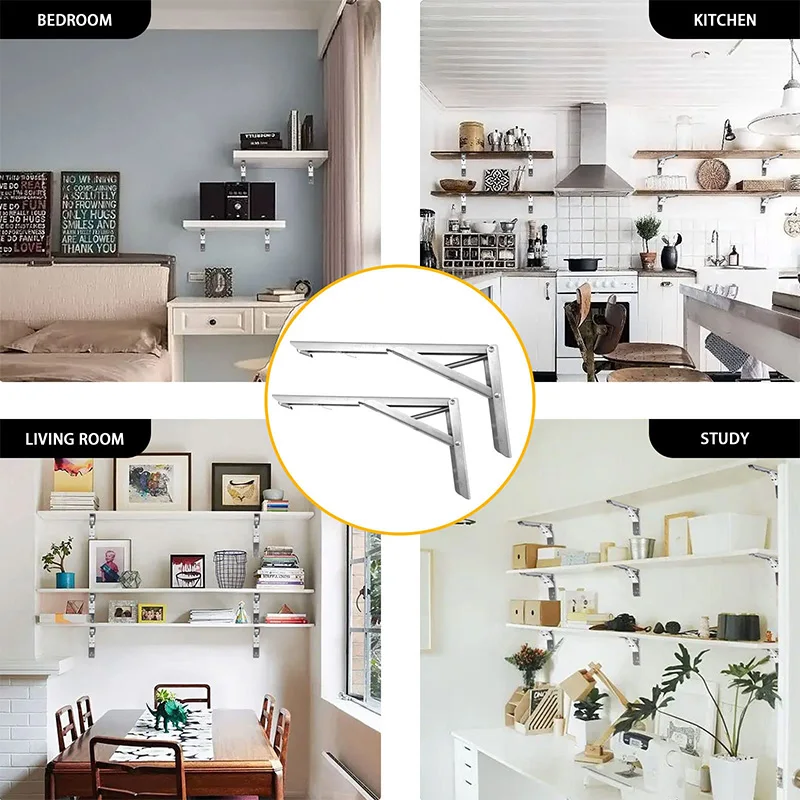 mounted shelf suporte dobravel 8 10 12 14 2pcs 02