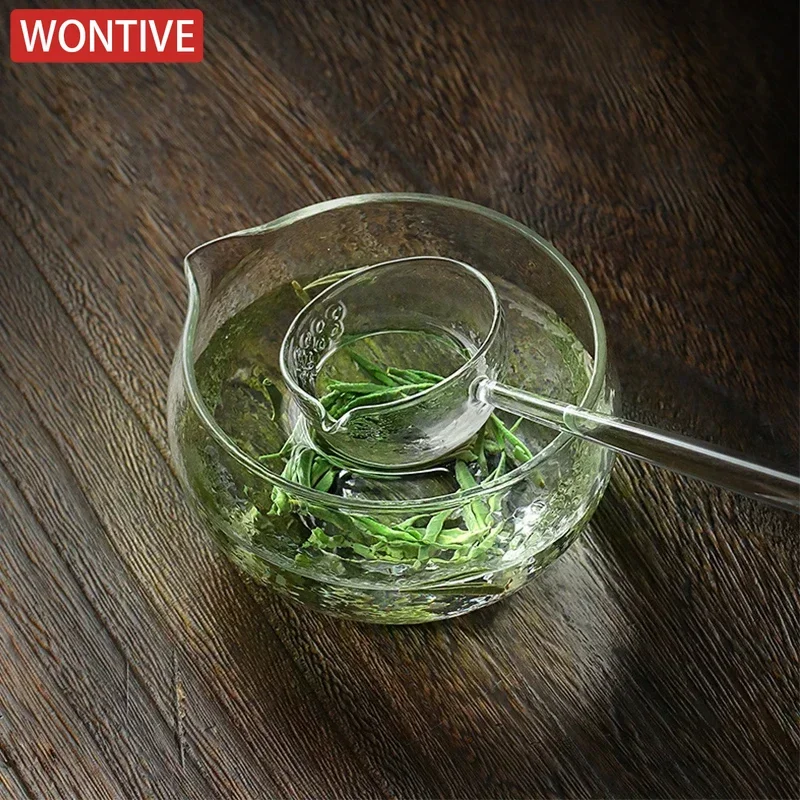 Japanese Matcha Bowl Hammer Textured Glass Tea Bowl Tea Set Accessories Song Dynasty Tools Vintage Kung Fu 1pc
