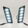 1 مجموعة LED النهار تشغيل ضوء DRL يوم ضوء لفورد رينجر 2012 2013 2014 الجبهة شواء مصباح اكسسوارات السيارات الضباب مصباح