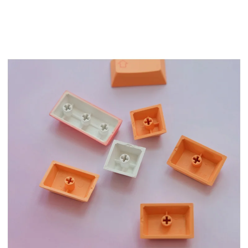 Chaves Gmk Pêssegos n Creme Keycaps Cereja Perfil Pbt Tintura Sublimação Teclado Mecânico para mx Switch 148 - Imagem 6