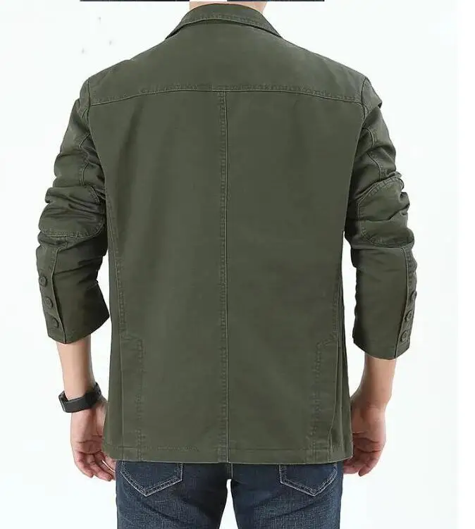 Men's Denim Blazer, Male Suit, Casual Pocket, Work Jacket, Fashion Blazers, Loose Outerwear