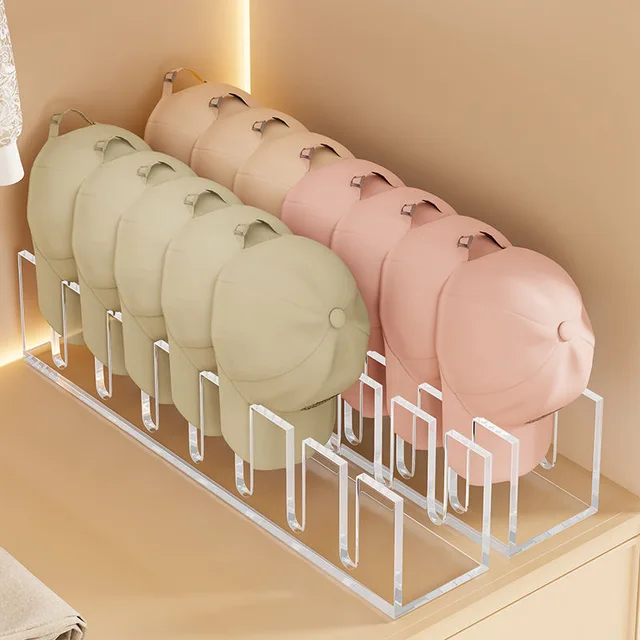 Acrylic Hat Storage Rack – Home & Retail Display 2
