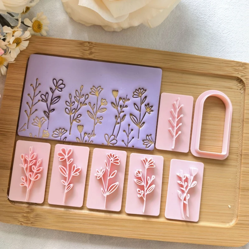 Soft Pottery Earrings Mold Set for DIY Handmade Jewelry Making