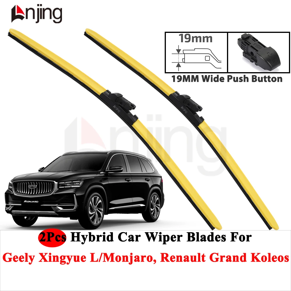 LNJING Farbige Scheibenwischer für Geely Xingyue L Monjaro Renault Grand Koleos Volga K50 2021-Jetzt