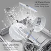 Countertop Dishwasher, 5 Washing Programs Portable Dishwasher With 5-Liter Built-in Water Tank For Glass Door 6