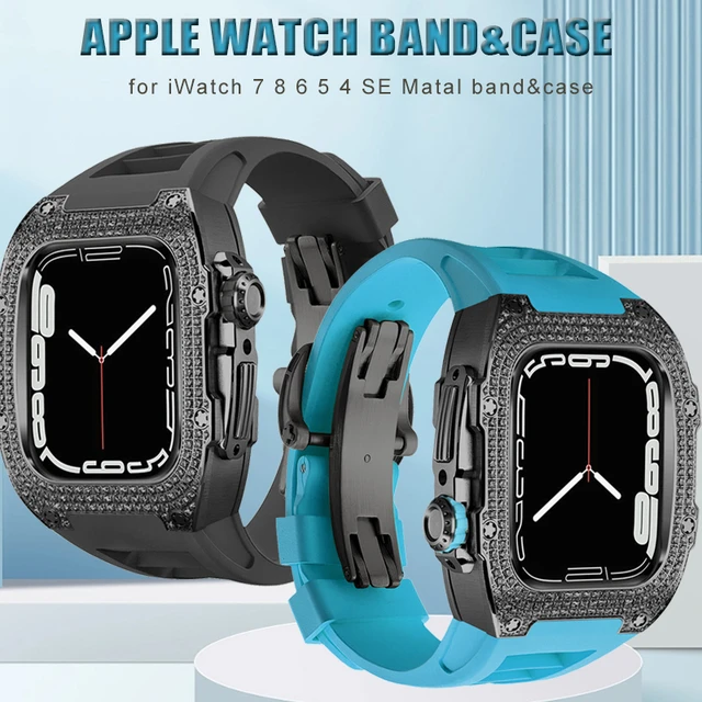 AppleWatch 44mm/45mm チタニウム合金 カーボンファイバー-