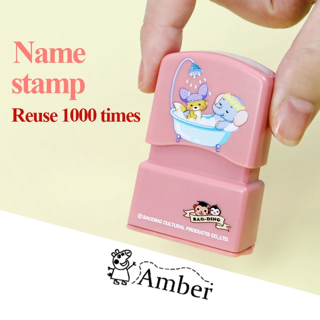 Name Stamp Clothes Waterproof