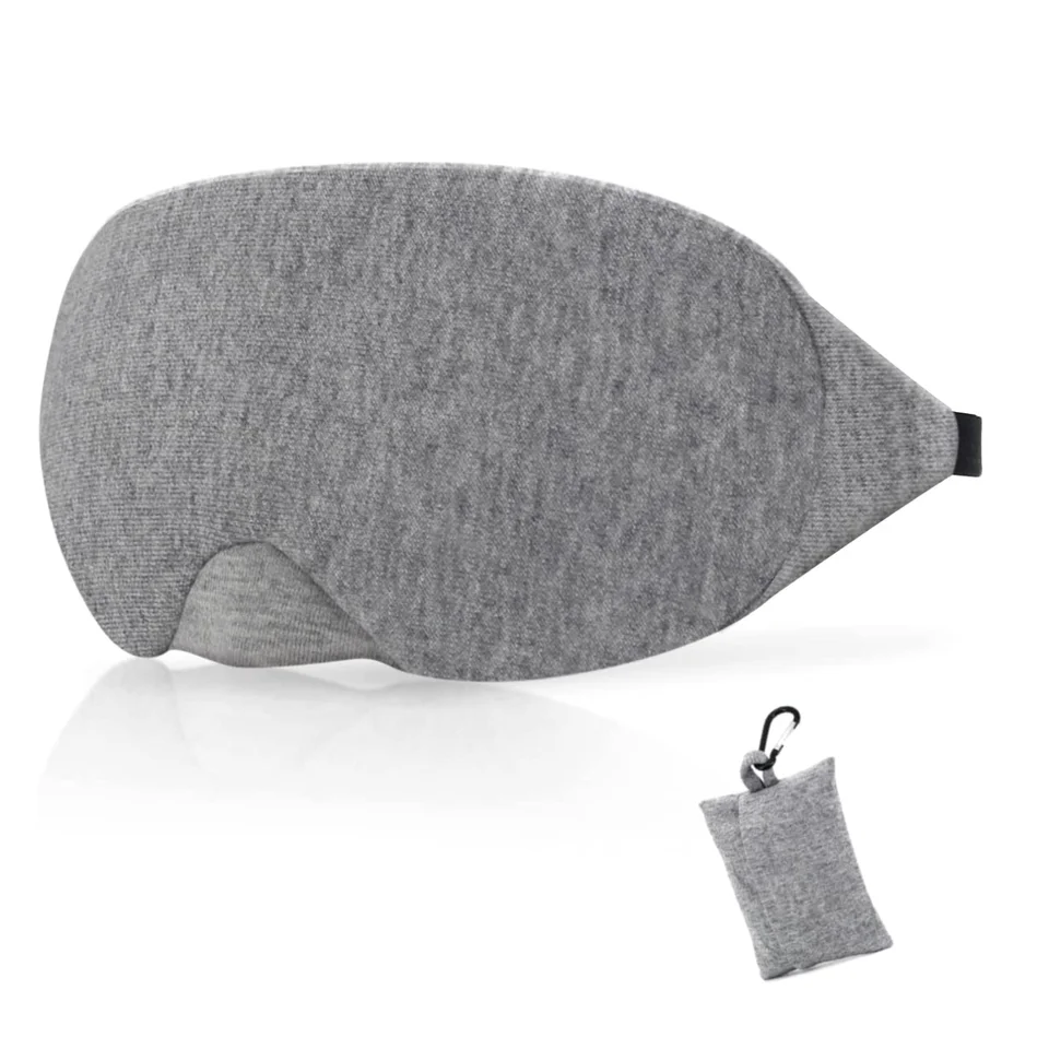 Comfortable Cotton Eye Mask with Adjustable Nose Fit
