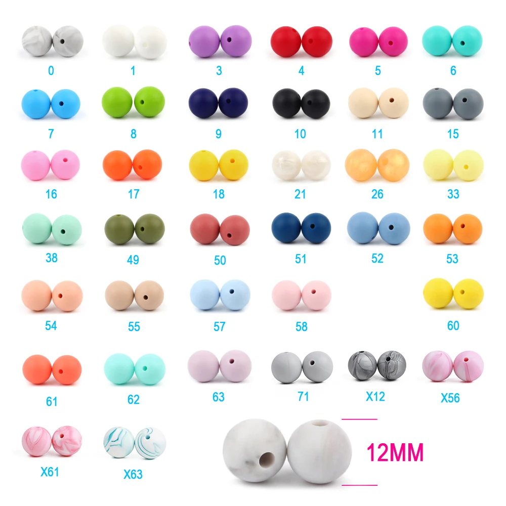 Bpa Free Silicone Beads Baby Silicone Beads Teething Toy