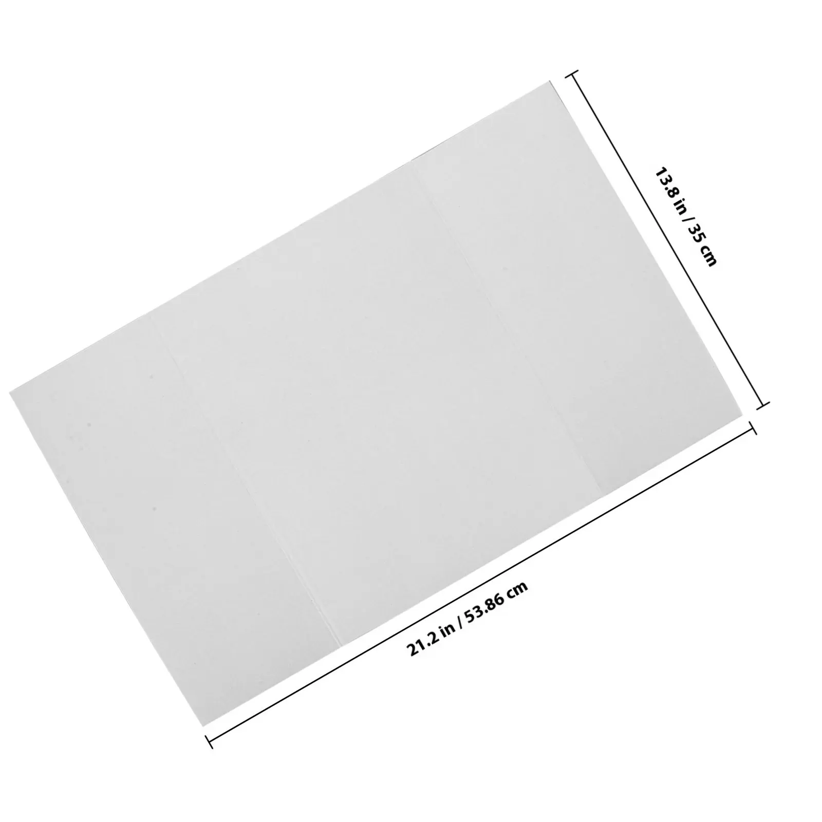 1세트 흰색 접이식 삼단 포스터 보드, 프레젠테이션 디스플레이, 과학 프로젝트용, 양면 테이프 포함, 삼단 포스터 보드