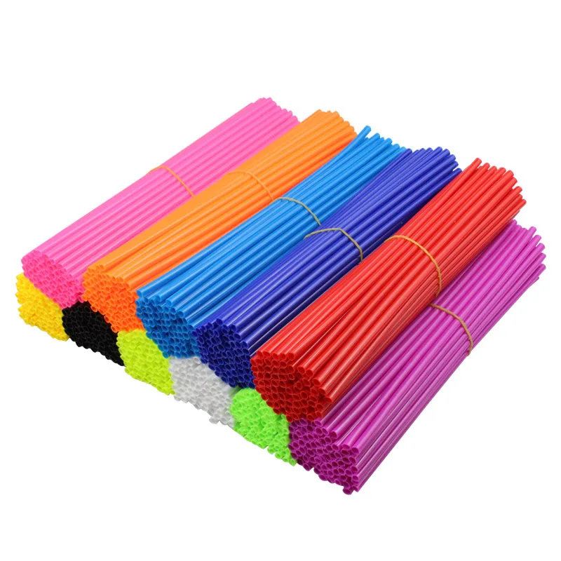 Motorcycle Spoke Cover Rim Protector Wrap - 72PCS Universal Wheel Rim Skins