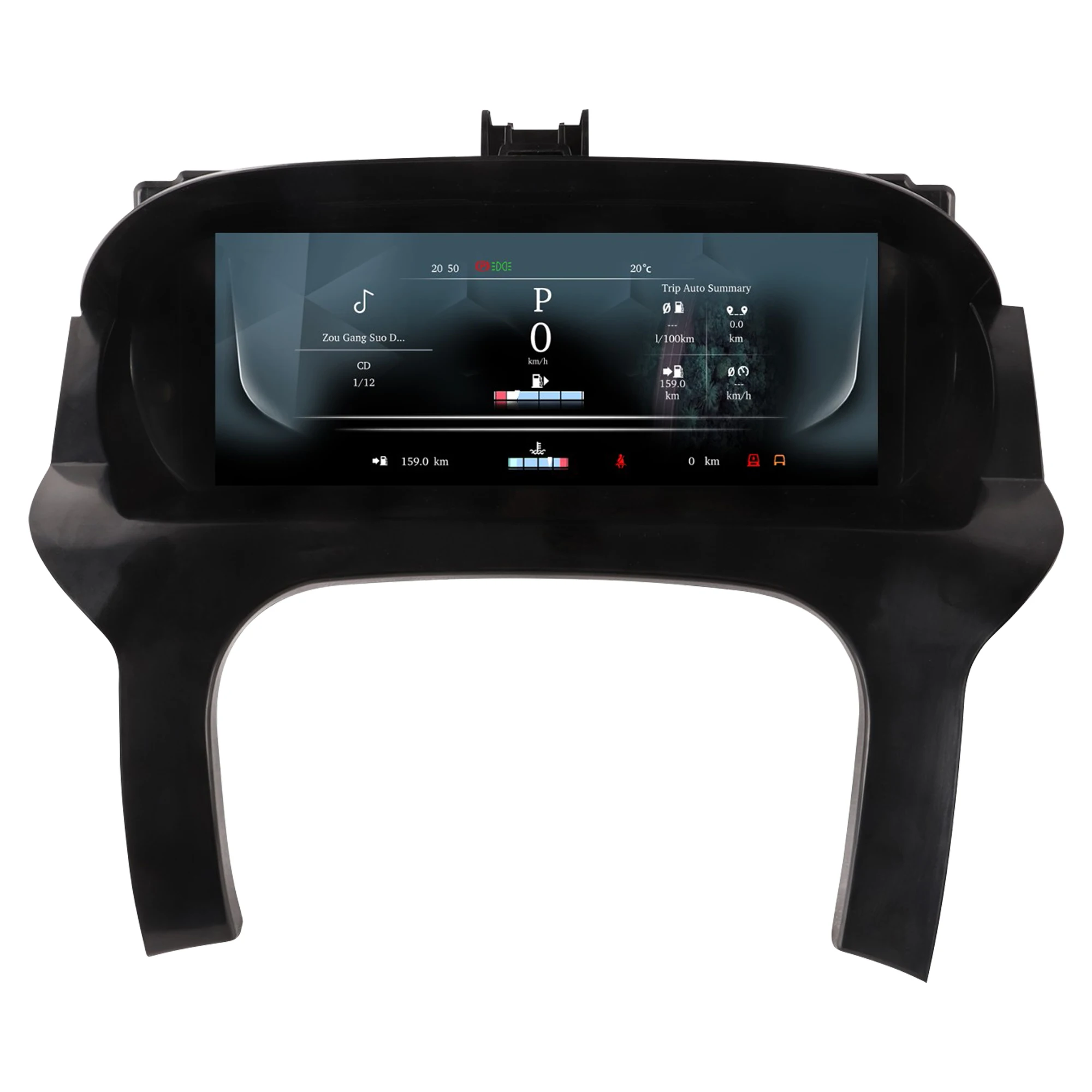 Land Rover Range Rover Evoque 2012-2019 대시보드 속도계 게이지, Carplay용 12.3인치 디지털 계기판