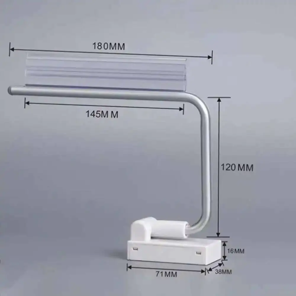 Supermarkt Metall Regal montiert Poster Clip Ständer Kühlschrank Poster Ständer Promotion Banner Display Rack magnetische Basis Halterung – Detail 6