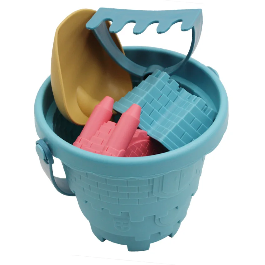 Castle Model Sand Mold Tools Beach Toys Rubber Dune Children Summer Toys Set Ins Seaside Sets Outdoor Baby Bath Toy For Kids