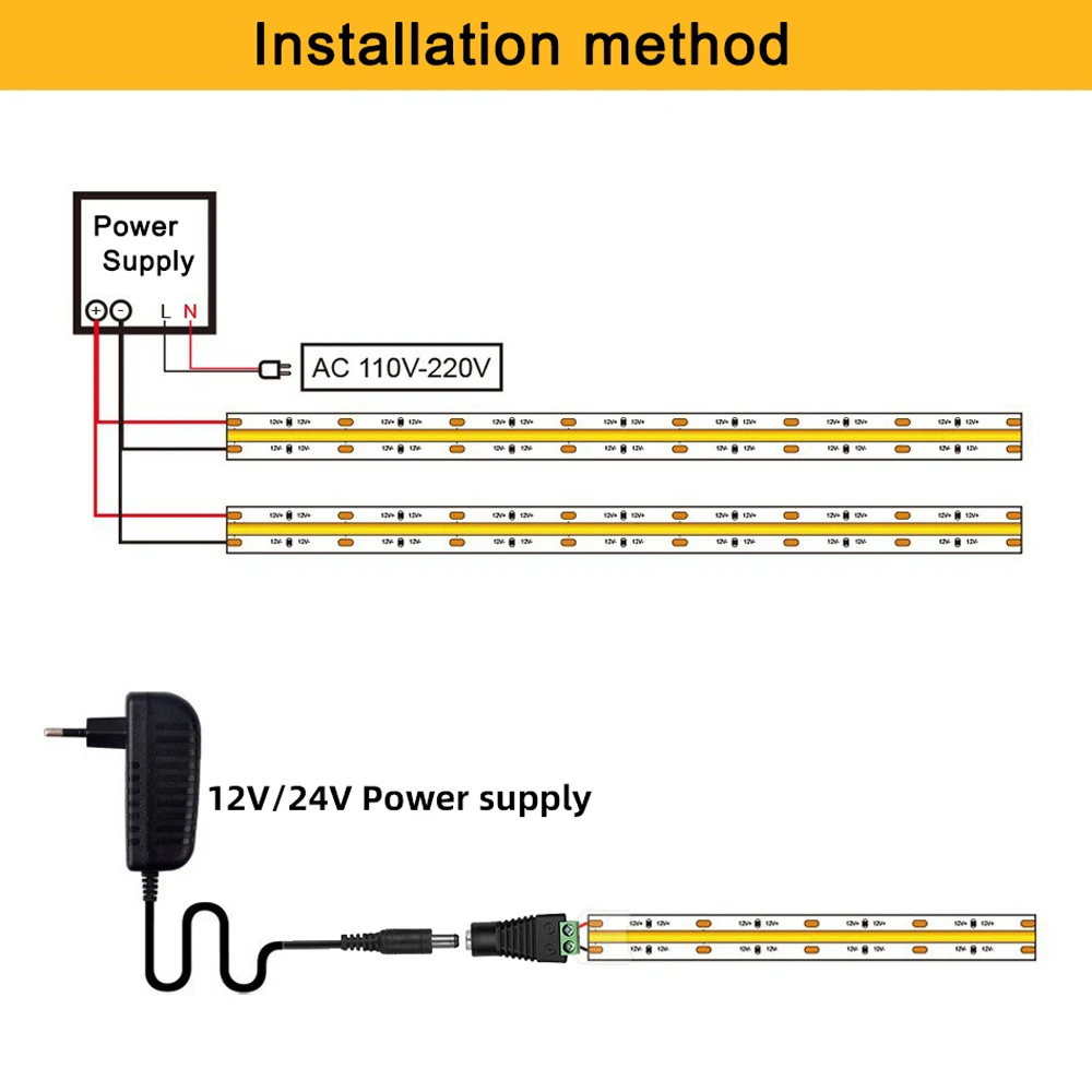 COB 8mm 480 LED ÷ COB LED Ʈ , е FOB    3000K 4500K RA90    12V 24V