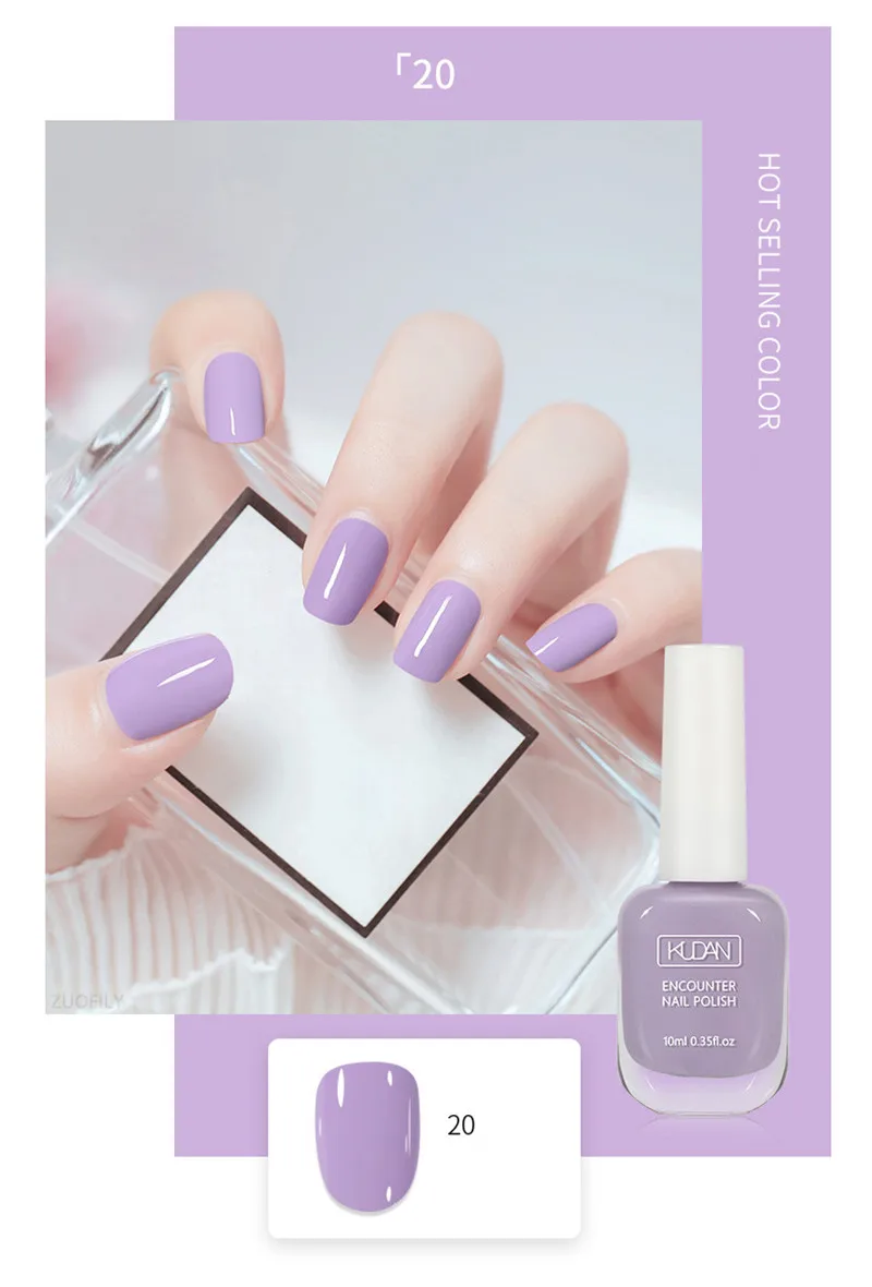 40 Colors Long Lasting Water Based Peelable Nail Polish Varnish_voghion.com