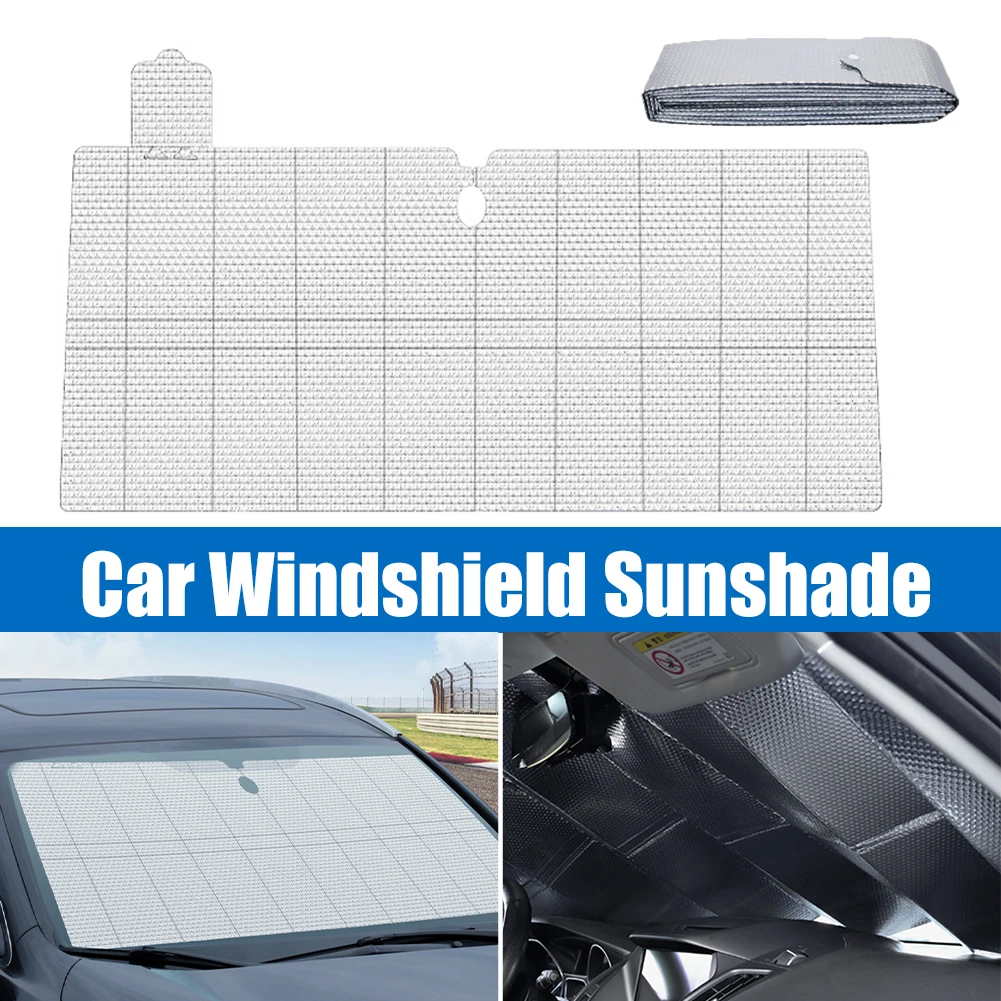 

Protable Car Sunshade Folding Windshield Cover Sun Shade Aluminum Foil Heat Insulation Sun UV Protection Car Auto Accessories