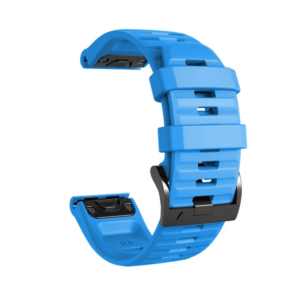 Premium Silicone Quick Release Watch Strap Bracelet - 26mm/22mm, Compatible with Garmin Fenix Series