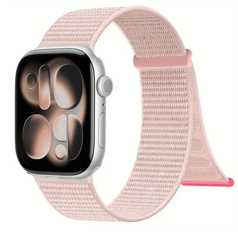 Nylon-Schlaufenarmband für Apple Watch S11 Band 46 mm 40 mm 44 mm 45 mm 42 mm 41 mm Smart-Gürtelarmband für IWatch 49 mm 11/10/9/8/7/6/SE/5/4