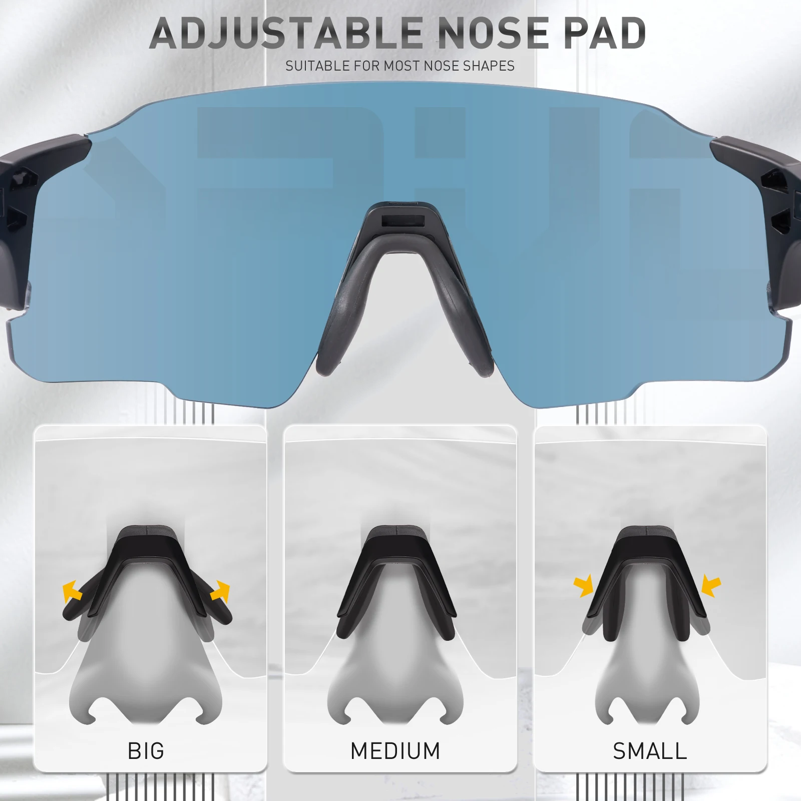 Kapvoe Men Cycling Sunglasses Beach Fishing UV400 Glasses Man MTB Eyepieces Woman Bike Goggles Bicycle Hiking Eyewear Sports