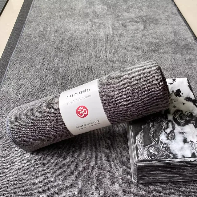Non-Slip Qui-Dry Fitn Pilates Mat Yoga Exercise Towel hine Waable Sports Yoga Blanket Absorbent Sweat Wipe Mat