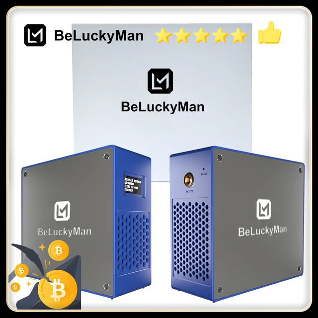 Lucky miner LV07 BTC Miner 1TH/S SHA256 BM1366 25W bitcoin mining silent miner machine lottery miner crypto miner asic mining 1