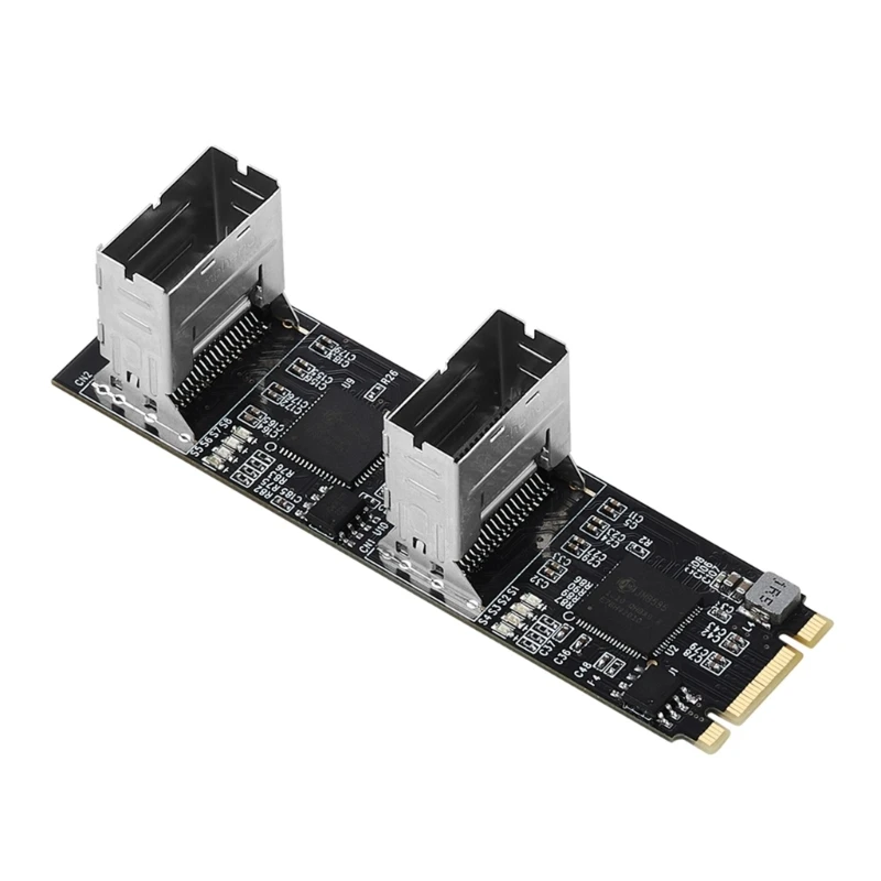 

8 портов от 3,0 до. 2 B + M-Key адаптер PCIE 3,0 X2 Sata3.0 6 Гб расширения переходника
