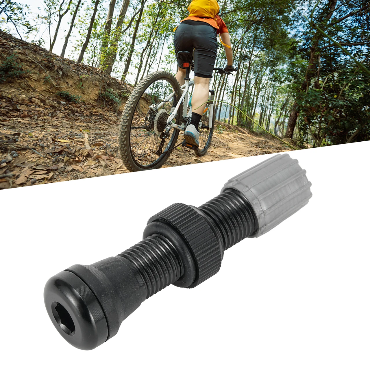 1Pc MTB Fahrrad Tubeless Ventil Fahrrad Felge Rad Reifen Reifen Für-Schrader Ventile 40mm Edelstahl Fahrrad Reifen teile W/Werkzeuge – Detail 7