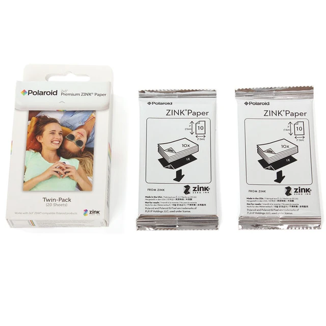 Papel fotográfico para Polaroid Instax, película ZINK de 2x3