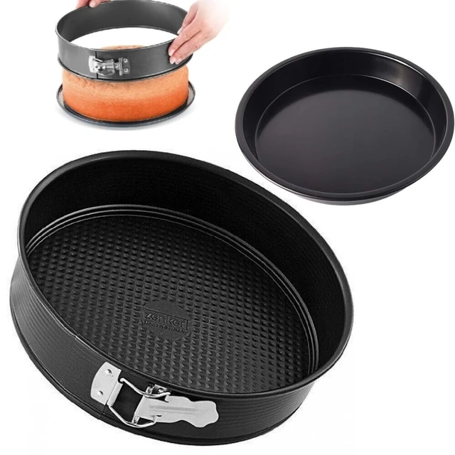 MGE - Molde de Horno Redondo - Desmontable con Capa Antiadherente - Set de  3 Moldes de 22, 24 y 26 cms. : : Hogar y cocina