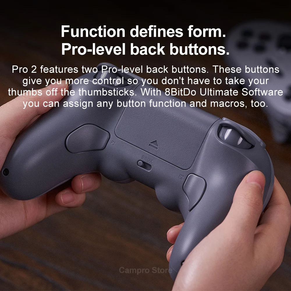 8Bitdo Pro 2  Ʈѷ  е, Ȧ ȿ ̽ƽ, ٵ ġ PC  10 11  ȵ̵