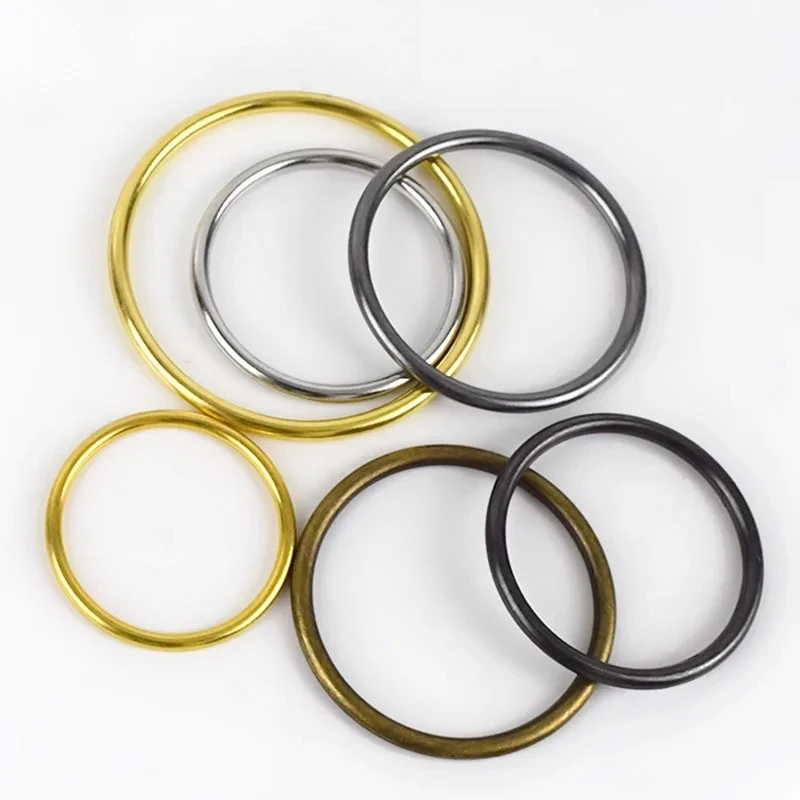 10Pcs 20-50mm 금속 O 링 버클 가방 공예 키 체인 링 커넥터 후크 웨빙 스트랩 조절기 걸쇠 DIY 하드웨어 액세서리