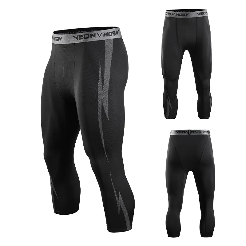 Mens 3/4 Compression Pants
