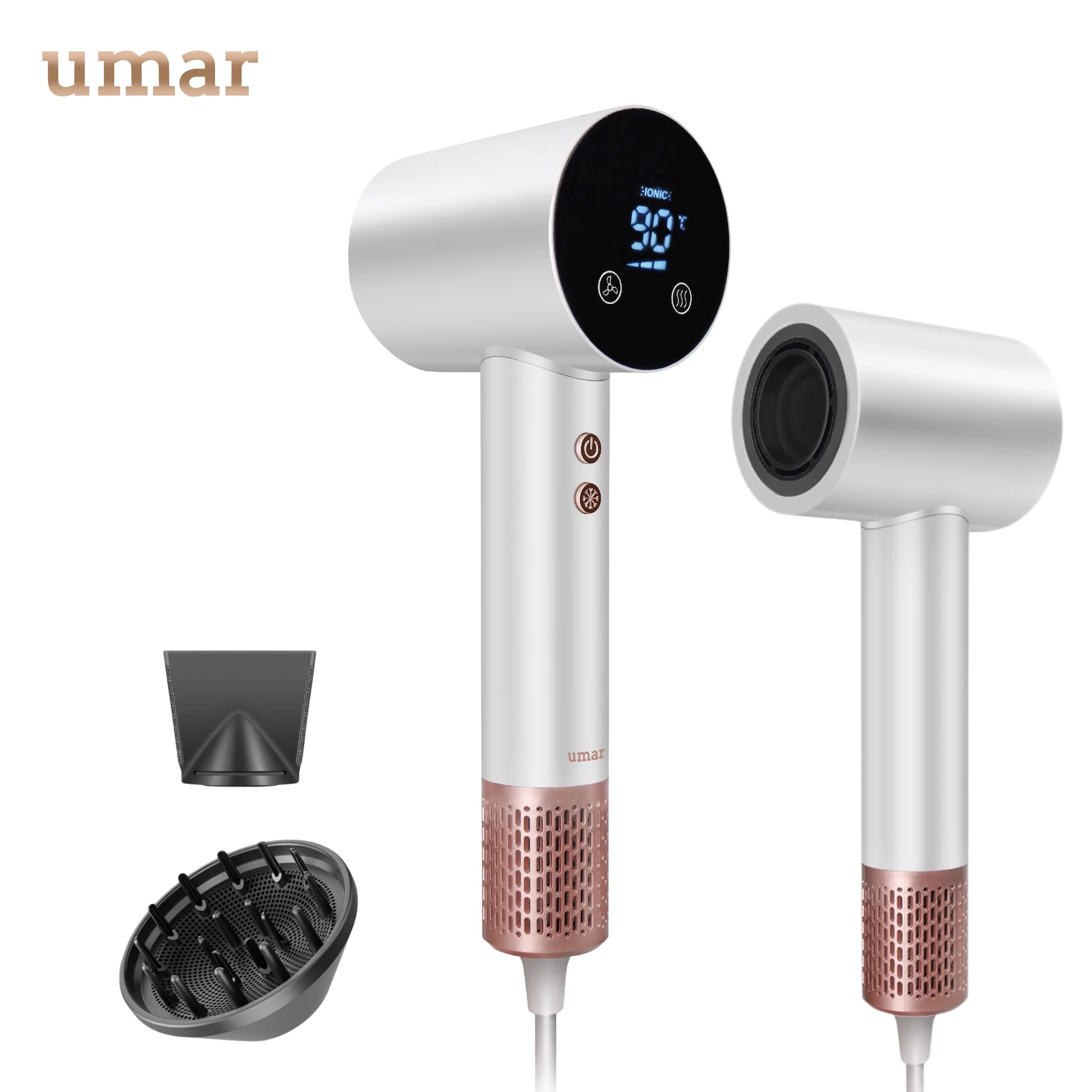 thumbnail image 1 of New Super Hair Dryer for hair BLDC Motor 220V 1500W High Power Blow Dryer Styling Tool Professional HairDryer Ionic Hairdryers, 1 of 5