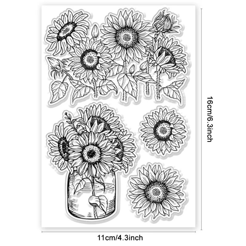 Butterfly Words Background Clear Stamps - Retro Rubber Stamps For Card Making, Journaling, DIY Crafts - View #6