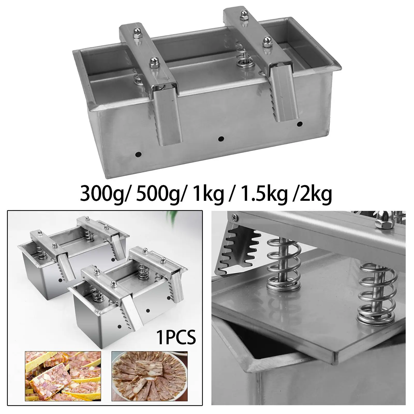 Stainless Steel Hamburger Press Tool Set for Homemade Burgers