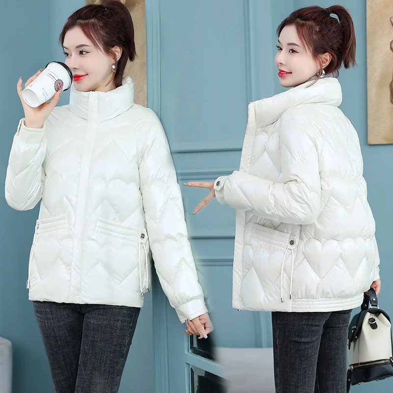 

Женское зимнее пальто на белом утином пуху, верхняя одежда большого размера, Корейская толстая пуховая куртка, женская короткая подкладка, очень популярная одежда